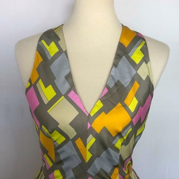 MILLY of NEW YORK CAMILLA HALTER DRESS 100… - Picture 5 of 14